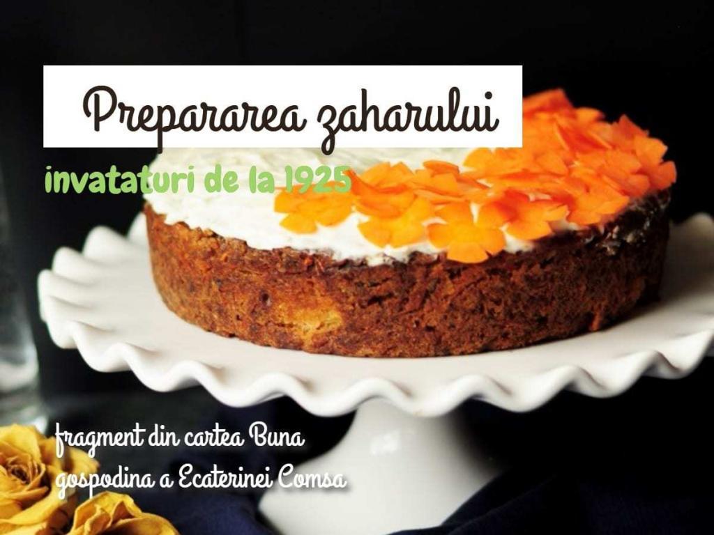 Generalitati la prepararea zaharului pentru decoratiunea tortelor, prajiturilor, etc. – de la doamna Comsa citire